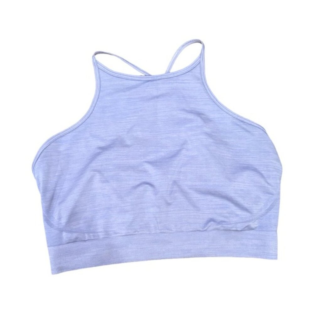 Women’s Best Crisscross Sports Bra – Lavender High Neck, Medium Support XL